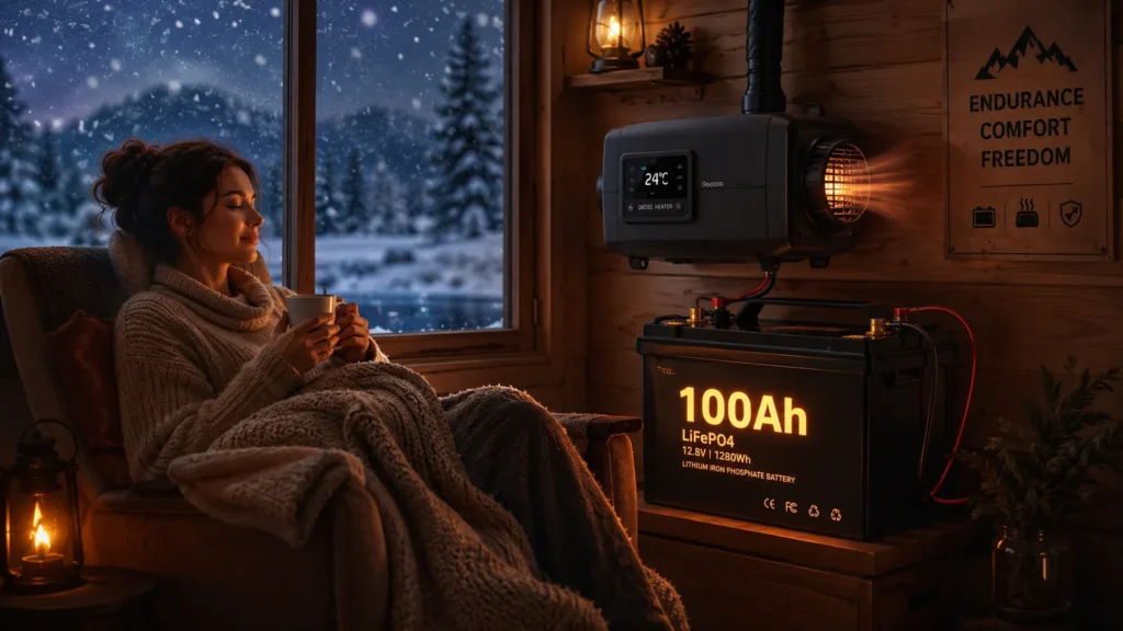 How Long Will a 100ah Battery Run a Diesel Heater