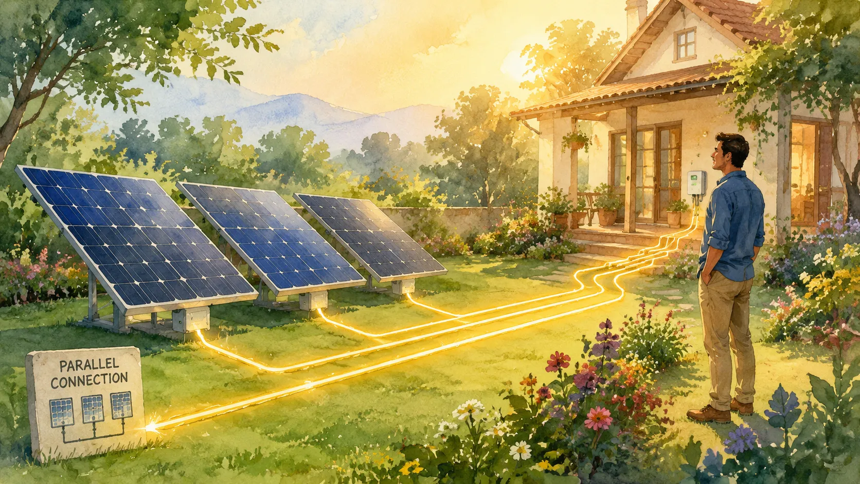 How to Connect Solar Panels in Parallel