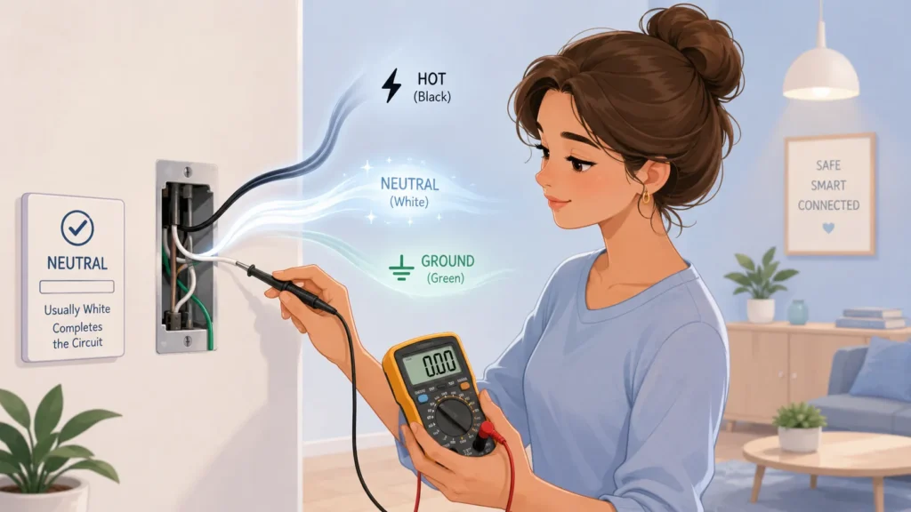 How to Identify Neutral Wire with Multimeter