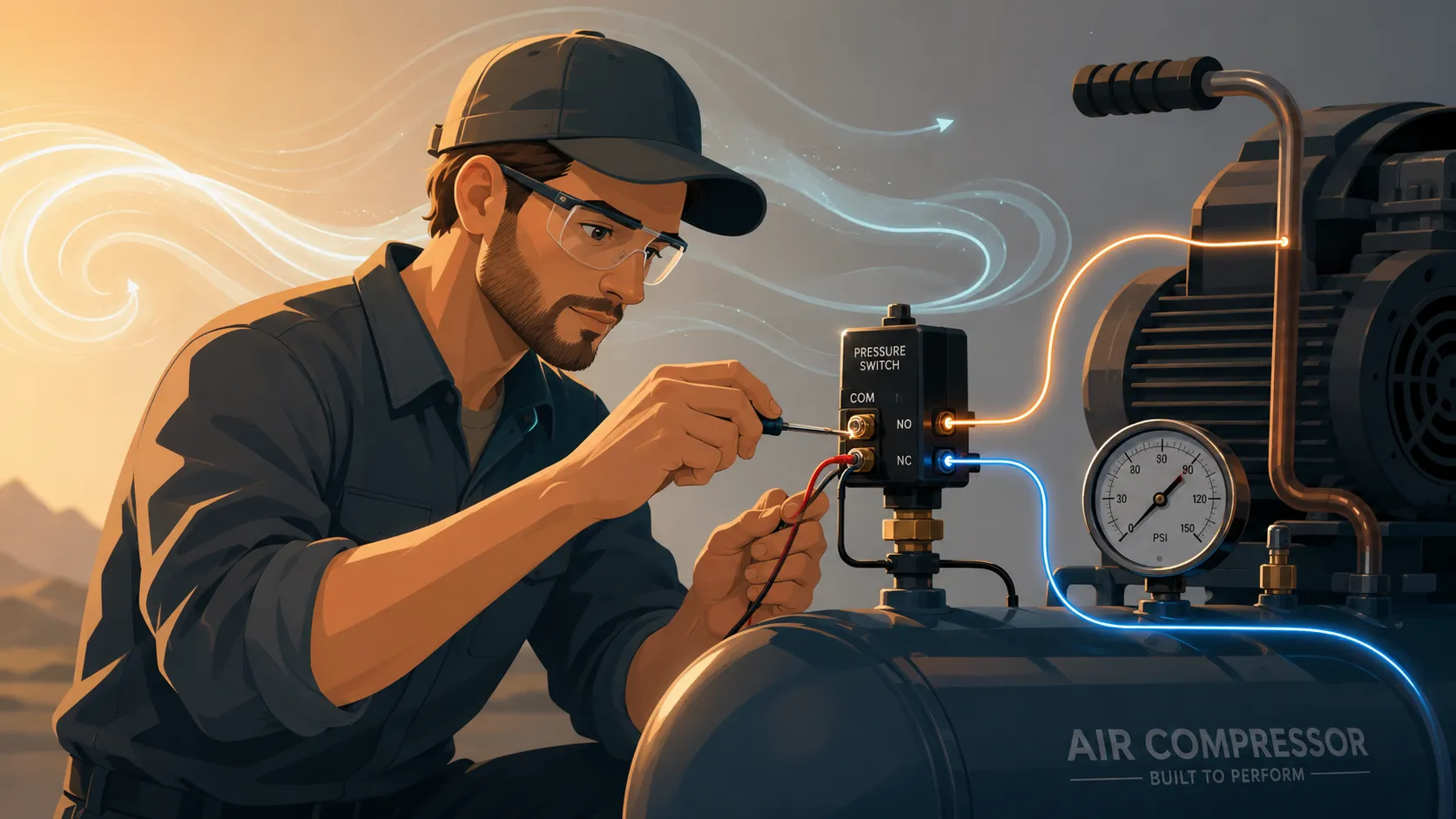 How to Wire Pressure Switch on Air Compressor