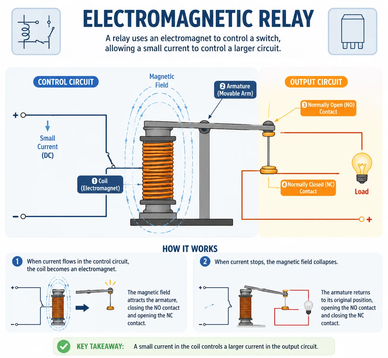 Understanding what a relay actually does diagram